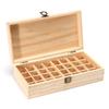 For doTERRA 32 Grids Essential Oil Natural Wood Box Aromatherapy Wooden Box Treasure Jewelry Storage Organizer Handmade Craft