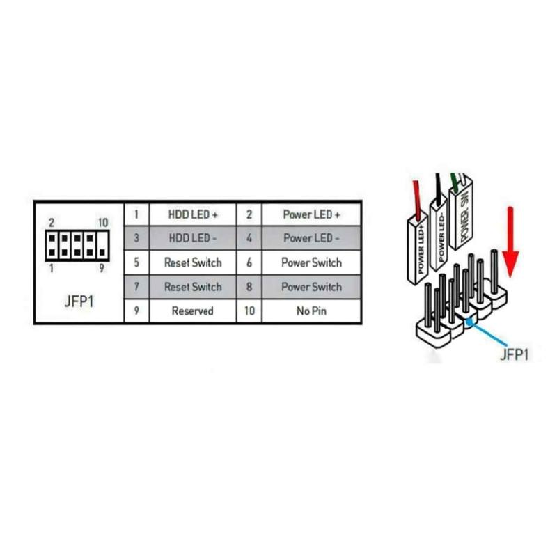 Desktop Computer Power Switching Button External Remote Start Computer Motherboards Power Button Extension Cable