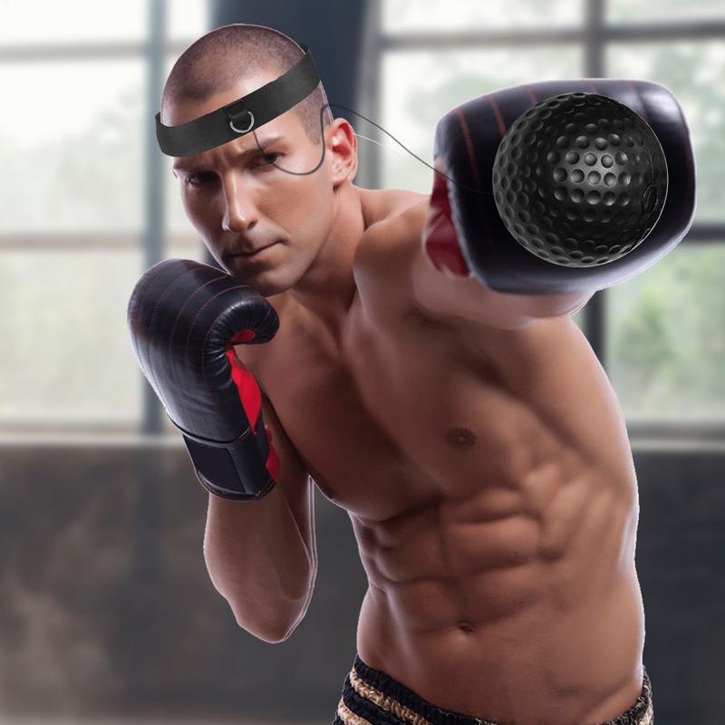 Boxing Magic Ball Reflex Speed Training With Headband Boxing Punching Balls Hand Eye Coordination Fitness Martial Arts Supplies