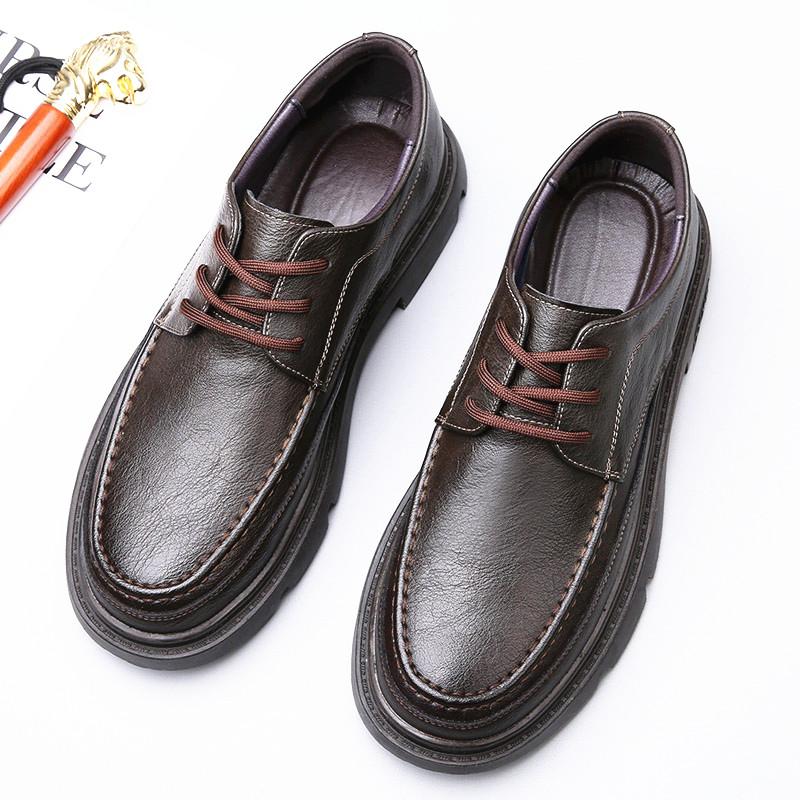 Business  Men Sneakers Height Increase Insole 5Cm Man Lift Elevator Shoes Sports Tall  Leather