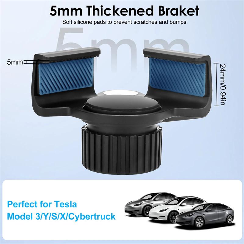 Phone Car Holder For Tesla Model 3/Y Central Control Screen Magnetic Car Phone Holder 360 Degree Rotation Screen Holder