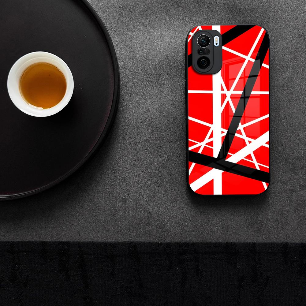 Eddie Van Halen Graphic Guitar Phone Case Tempered Glass For Xiaomi 15 14 12 Lite Pro 13 11t Lite POCO M6 M5 X6 NFC F5 F6 Pro Co