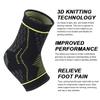 1Pair Ankle Brace Compression Support For Sprain Tendonitis Fasciitis Recovery Running Basketball Sports