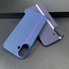 Двоколірний силіконовий чохол з вуглецевого волокна для iPhone 16 Pro Max Plus, надтонкий, ударостійкий бампер, розкішний