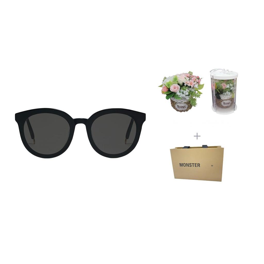 Gentle Monster Blackpeter Sunglasses UV Protection Oval Shape Unisex Sunglasses BLACKPETER01