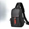 Men's Chest Bag High-end Commuting Waterproof Shoulder Bag Casual Travel Chest Bag Fashionable Women's Crossbody Bag