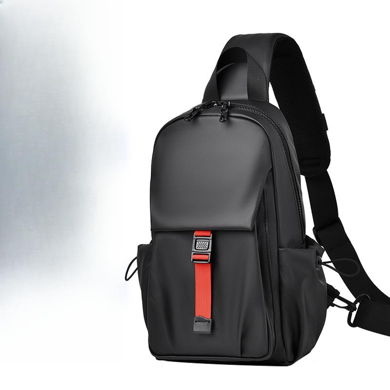 Men's Chest Bag High-end Commuting Waterproof Shoulder Bag Casual Travel Chest Bag Fashionable Women's Crossbody Bag