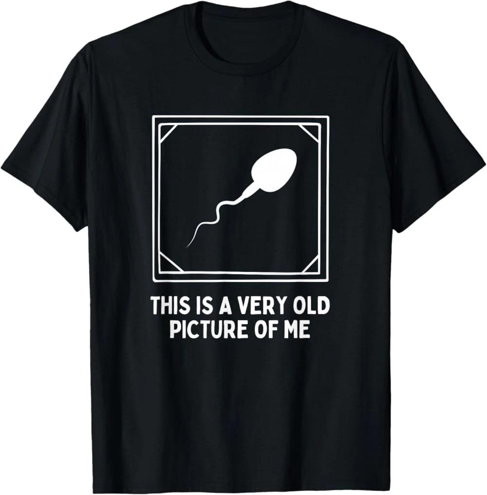 RARE! This is a Very Old Picture of me Gag Adult Funny T-Shirt M