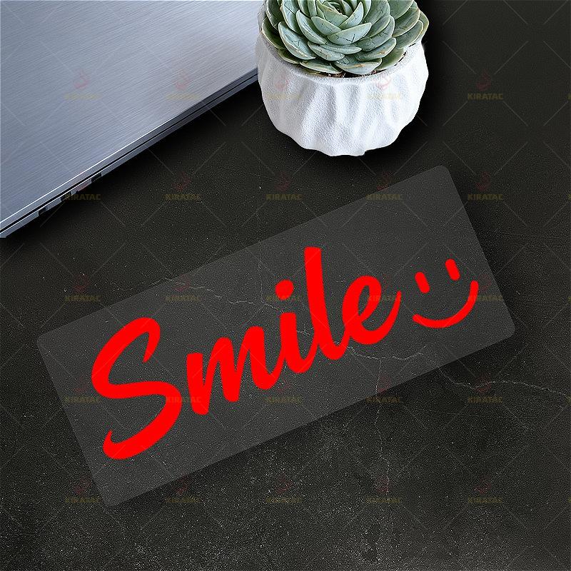 

1pc New Smile Motorcycle Stickers for Motorcycle Fairing Fuel Tank Tailbox Car Windows Scooter Universal Waterproof Vinyl Decals 15x4.7cm