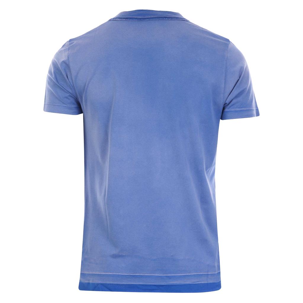 Off White Mens Wave Raw Slim T-Shirt