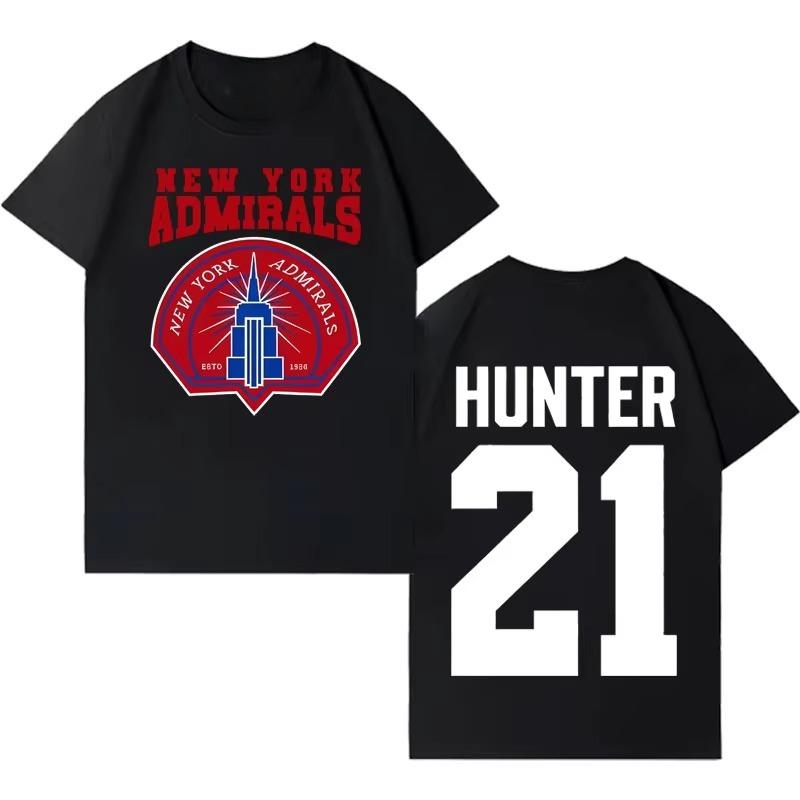 Heated Rivalry Scott Hunter 21 New York Admirals Trendy T Shirt 2026 Men Women Casual Tshirt Cozy Aesthetic Shortsleeved top