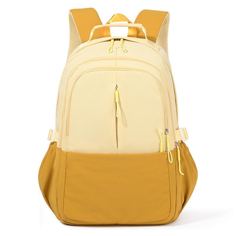 Schoolbag Backpack Fashion Large Capacity Junior and Senior High School Girls School Bag Outdoor Sports Travel Bag Computer Bag Casual and Simple