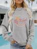 Autumn/Winter Women's Casual Skull Print Pullover Hoodie