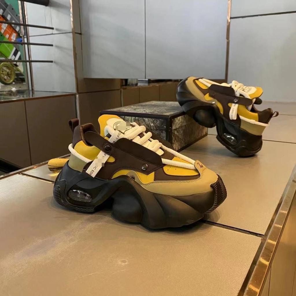 Designer Style Men Shoes Spring Autumn Comfortable Men's Thick Platform Sneakers Fashion Casual Shoes Sports Trainers Tenis