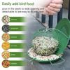 Bird Feeder For Outside Multipurpose Metal Bird Cage Feeder Reusable Feeding Accessories For Home Indoor Outdoor Garden