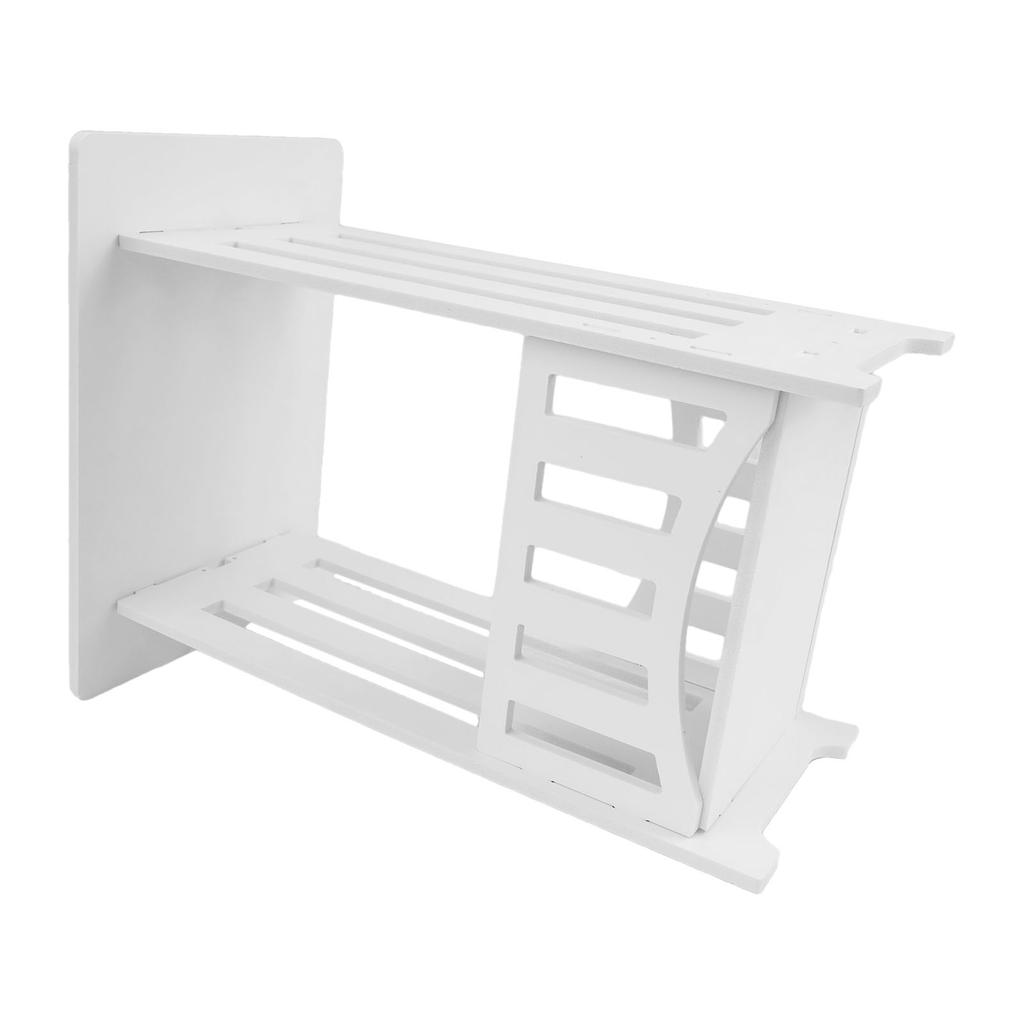 Stylish Rectangular Side Table with Storage for Bedroom or Living Room