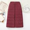 Down Cotton Skirt Women Autumn Winter New High Waist Medium Length Thickened Cotton Short Skirt