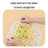 Wooden Triangle Chess Board Game - Parent-Child Interactive Educational Toy