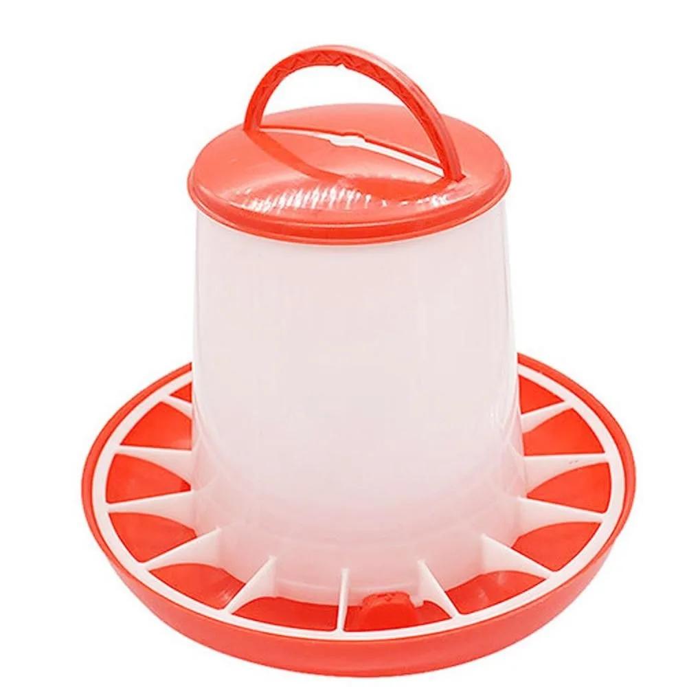 1.5KG Poultry Feeder Chicken Material Bucket Chicken Feeder Chicken Duck Goose  Automatic Poultry Feeder Chicken Material Bucket