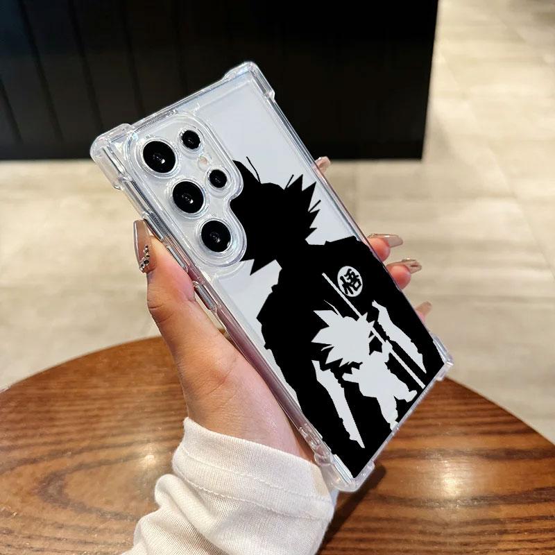 

Son Goku Dragons Ball Art Phone Case For Samsung Galaxy S25 FE S26 S24 S23 S22 S21 S20 Ultra S26 Plus S25FE 5G Soft Clear Cover Galaxy S21 FE