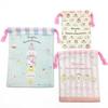 Marimocraft Shirotan X Sanri Characters 3-Piece Drawstring Bag (047804) - Hello Kitty, My Melody, Pompompurin, and Cinnamoroll