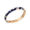 Leaf Floral Pattern Enamel Bangle Bracelet Colorful Drip Cloisonne Bracelet  Beach Vacation