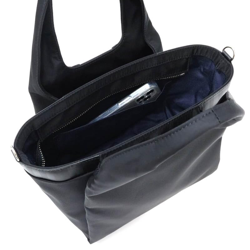 Nina Nina Ricci Black 2-Way Handbag, Buren, 31-1501, Women's,