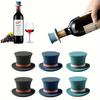 1/3/6PC Magic Hat Silicone Wine Stopper - Dustproof & Freshness-Preserving Bottle Seal for Red Wine and Champagne, Easy Storage