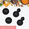 4 Pack Salt and Pepper Shaker Portable Mini Spice Container for Outdoor Picnic Seasoning Dispensers with Lids for Kitchen Tool