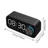 Small Size Mini Alarm Clock High Volume LED Alarm Clock 2 in1 Bluetooth Speakers  Home Use