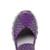 Summer Mary Janes Women Sandals Beach Lazy Shoes Purple Pink Grey Casual Weave Soft Slip on Walking Color Sandals Large Size