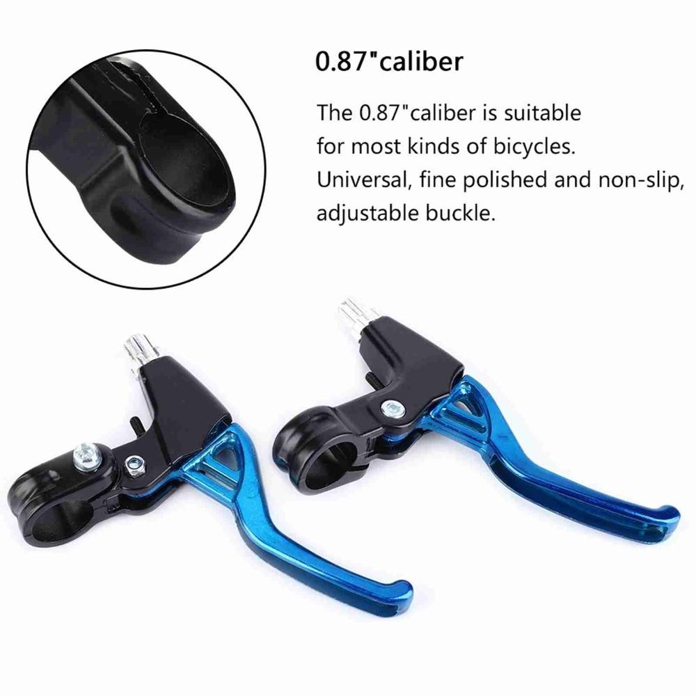 1 Pair Aluminum Alloy Bicycle Brake Levers 4 Finger Grip Bike Brake Handle  ,Most Bicycle