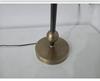 Mid century Raw Brass Table Lamp – Minimalist Bedside Light for Home or Office