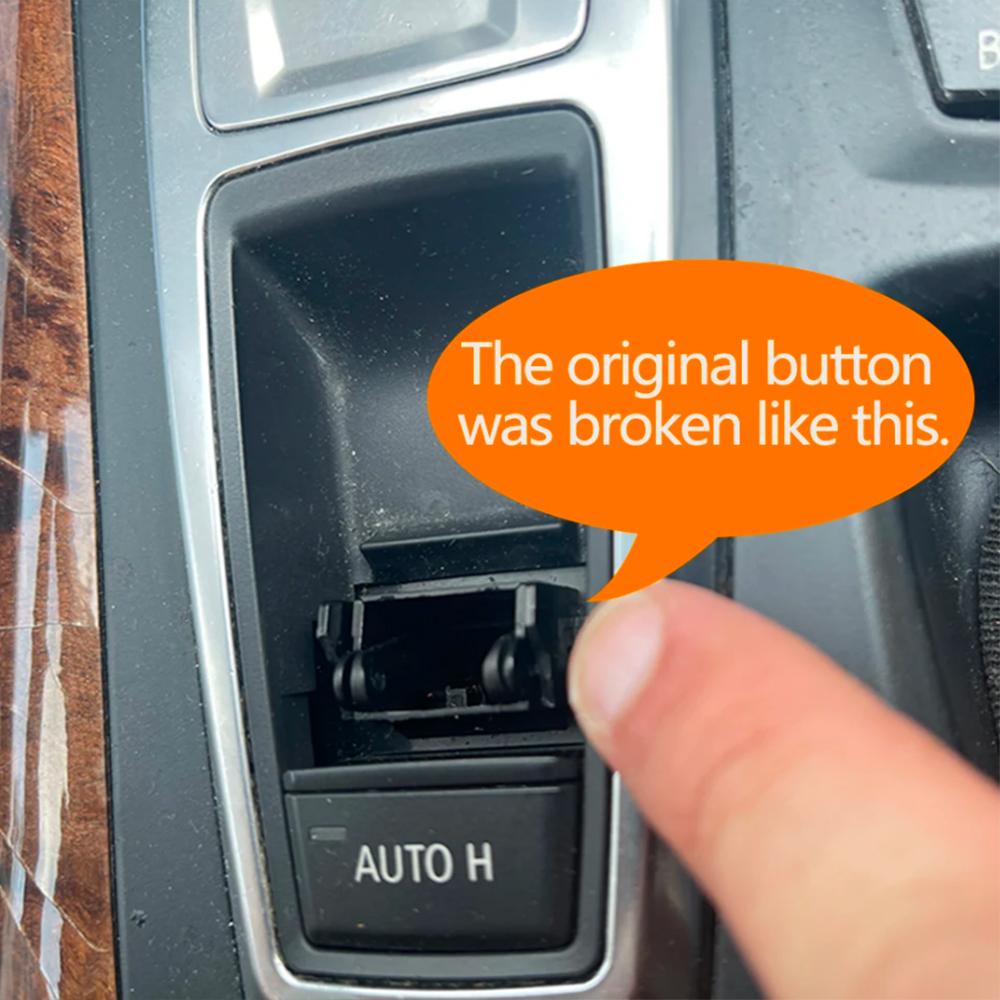 Interior Car Electronic Handbrake Parking Switch Auto H Hold P Button Cover Replacement for BMW X5 E70 X6 E71 E72 61319148508