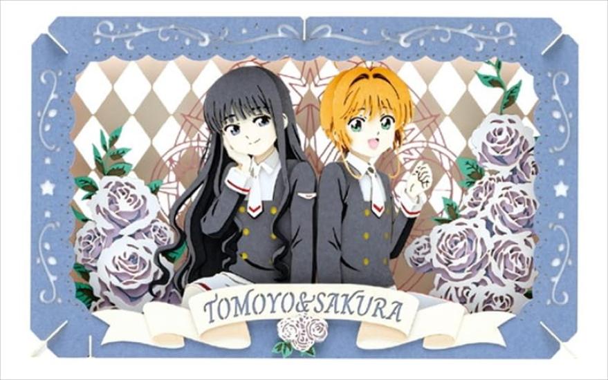 Бумажный театр Cardcaptor Sakura Clear Card Arc PT-L99 Сакура Киномото и Томойо Дайдодзи