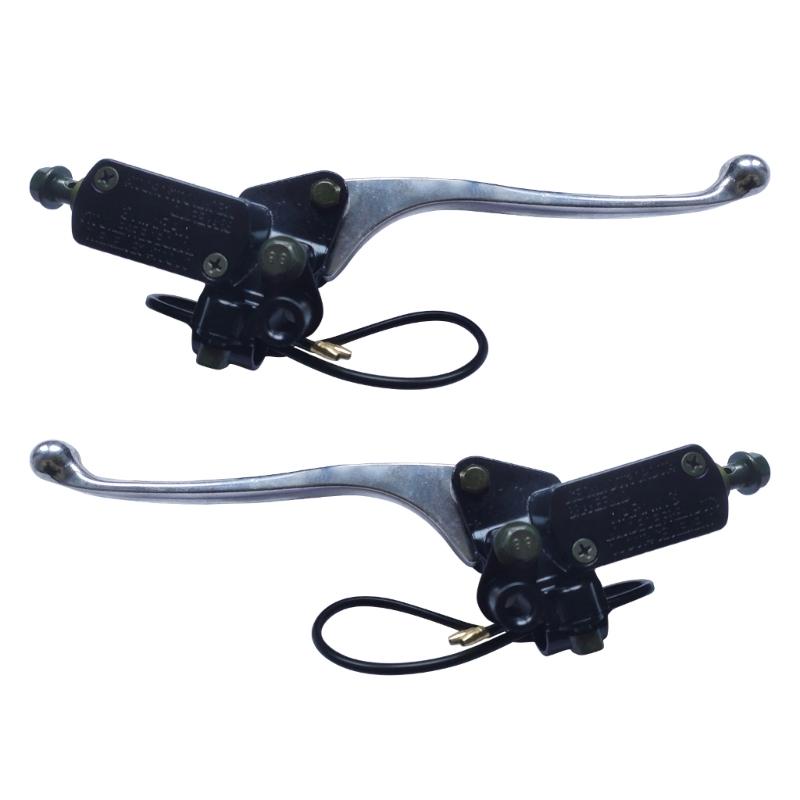 Front Cylinder Hydraulic Brake Lever Right Left Universal for Electric Bike Motorcycle Motocross Aluminum Clutch Pump