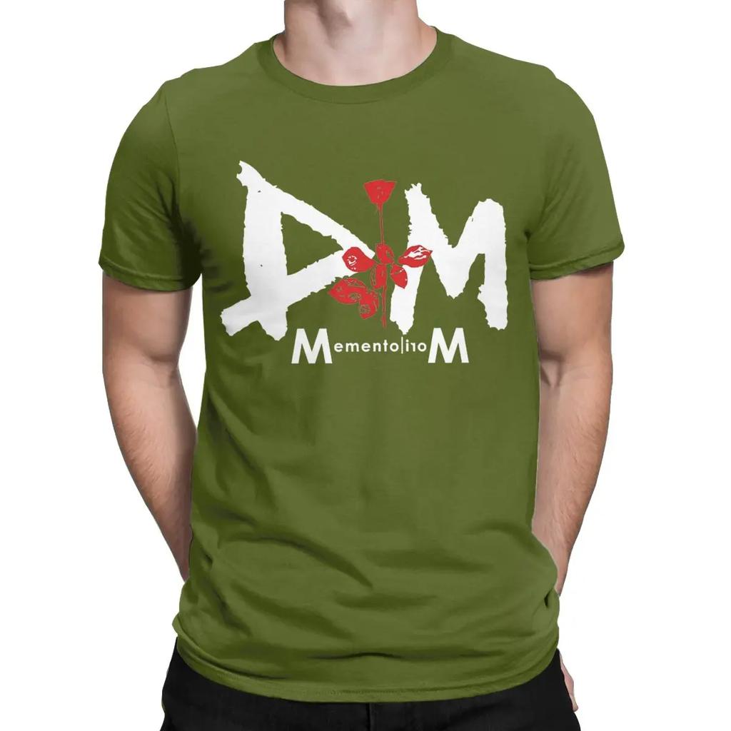 Heren DM Memento Mori Mode Depeches T-shirt Katoenen Tops Vintage Korte Mouw Ronde Hals T-shirt Nieuwe Collectie T-shirt