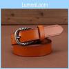 Womens Leather Genuine Waist Belt With Trendy Metal Clasp For Fashion Everyday