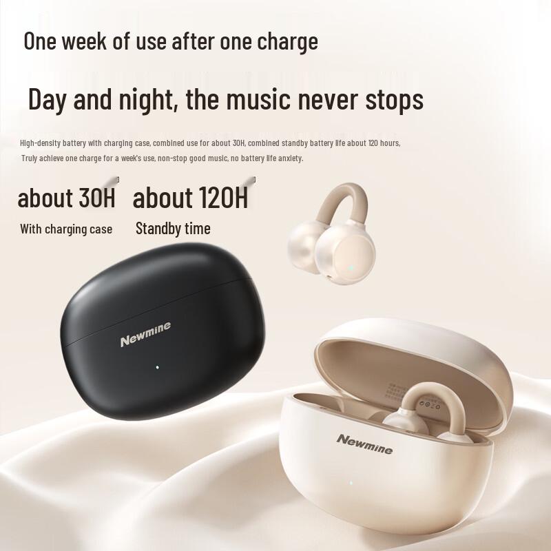 Newsmy LY63 Open-Ear Clip-On Sport Bluetooth Earbuds