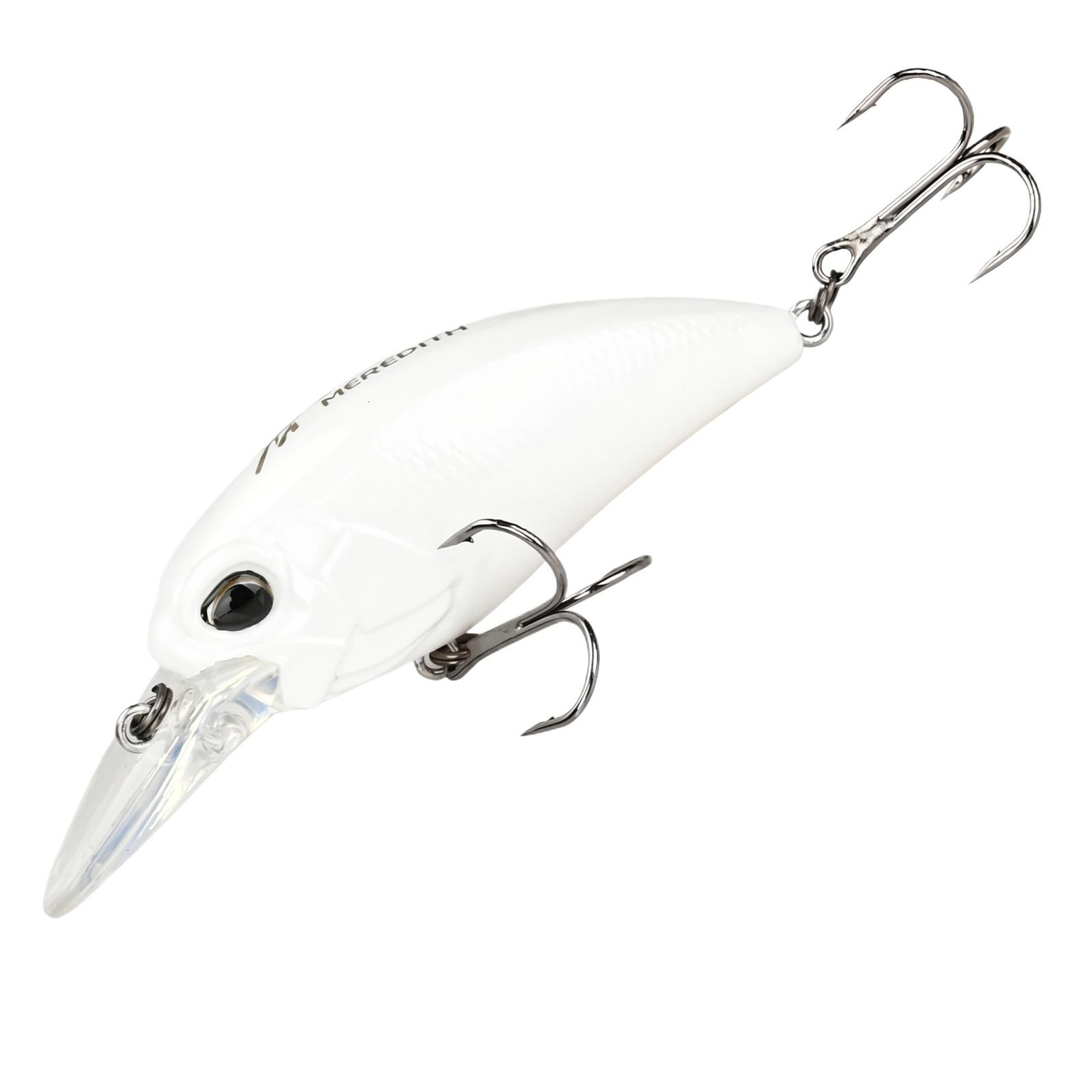 Fishing Crankbait Hard Lure Single Hook Micro Stream Minnow Lure for Trout Bass Pike Crank Bait Fishing Tackle one size
