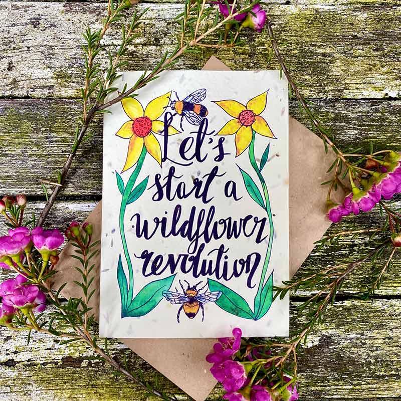 

Wildflower Revolution - Plantable Wildflower Card