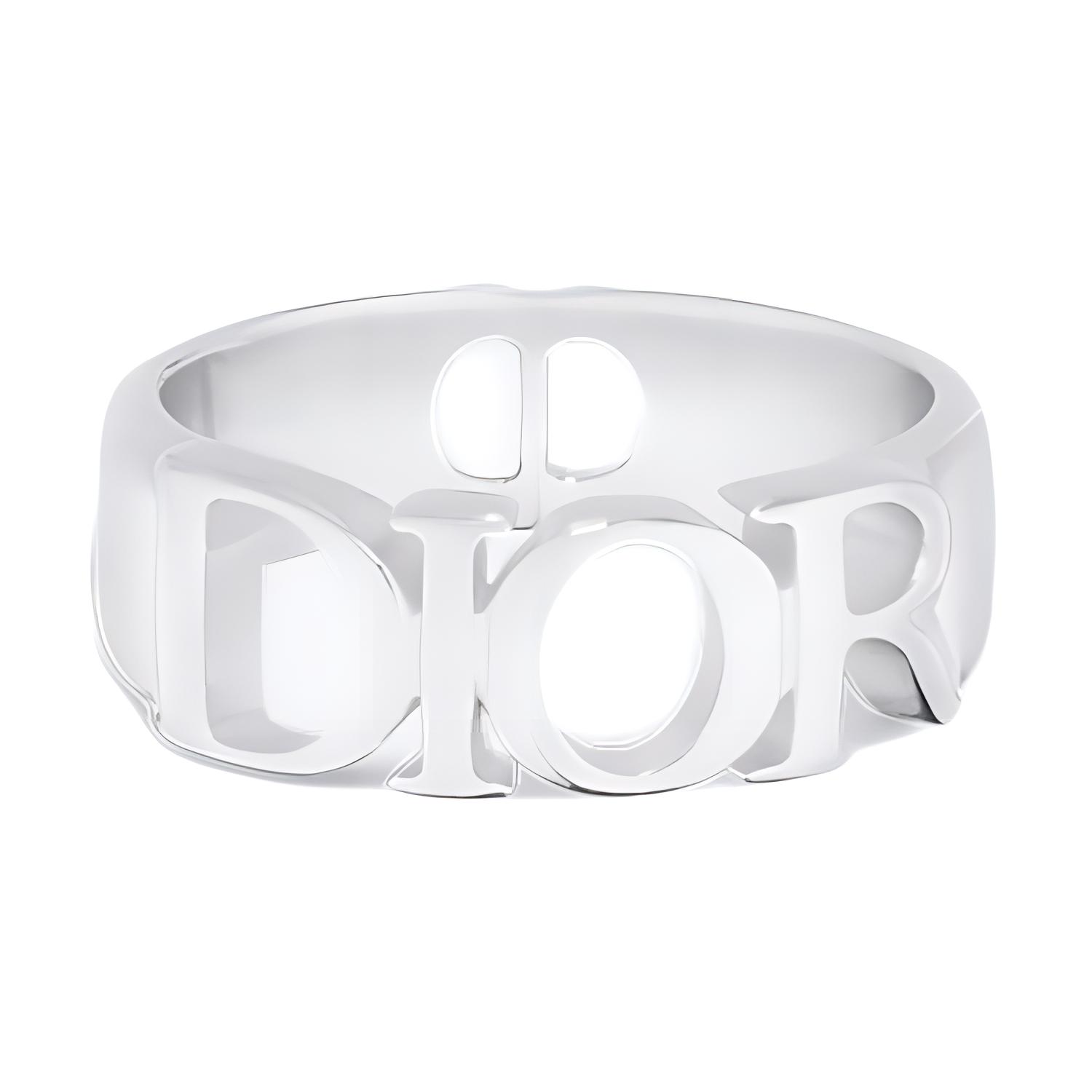 

Dior Letter Logo Sterling Silver Ring Men rings R2241HOMST-D990 M