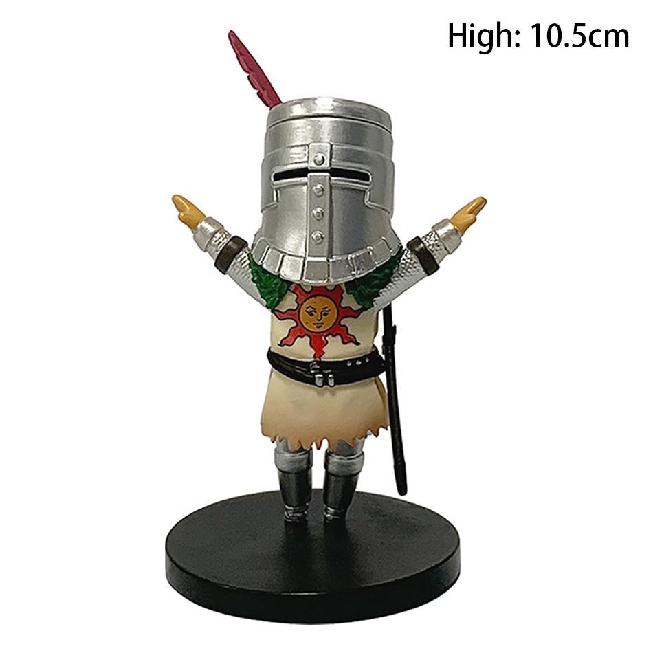Q Version Dark Souls Anime Actionfigur Solaire Artorias Ornstein Feuerhüterin Puppe Anime Figur Modell Spielzeug für Jungen Geschenke