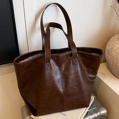 Borsa tote da donna grande capacità autunno nuova casual borsa a tracolla alta qualità texture borsa da pendolare