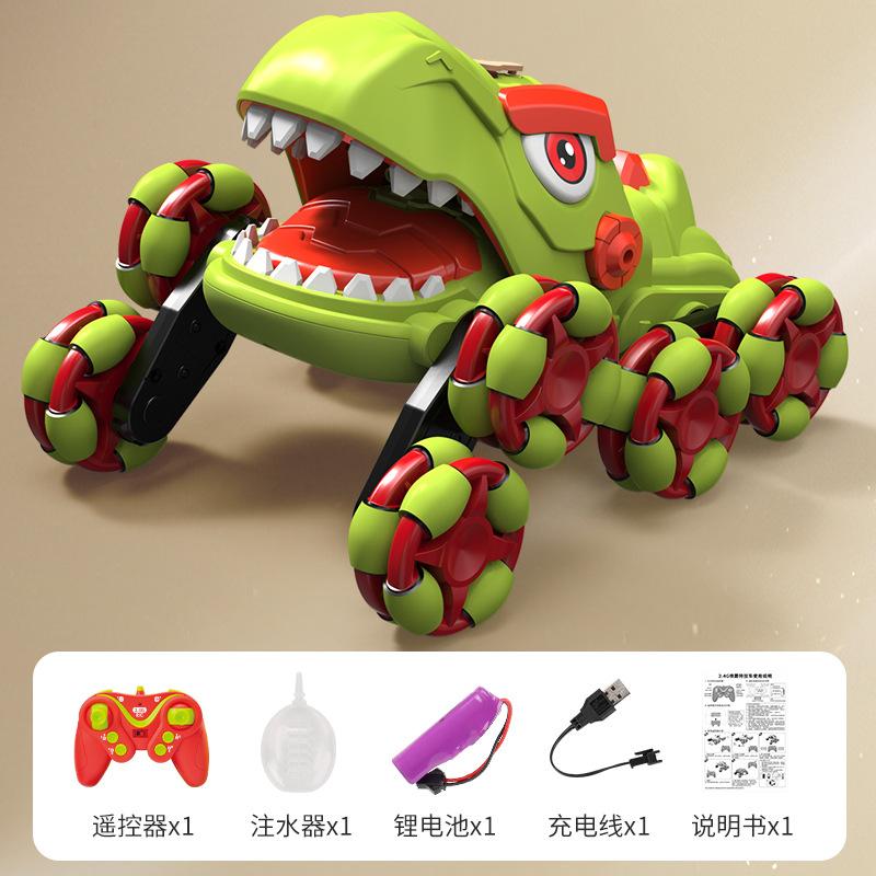 Eight Wheel Dinosaur Remote Control Stunt Car Spray Climbing Children Boy Electric Toy Remote Control Car