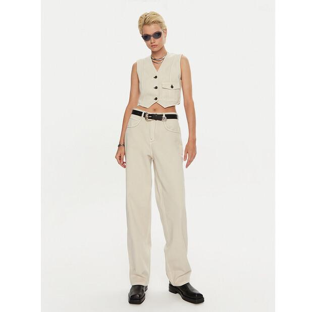 Miss Sixty Jeans 6L3JJ5240000 Beige Boyfriend Fit