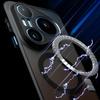 Drop Protection Wireless Charging For MagSafe Case For Huawei Pura 90 Pro Max Clear Matte Back Cover For Huawei 90S Pro Max