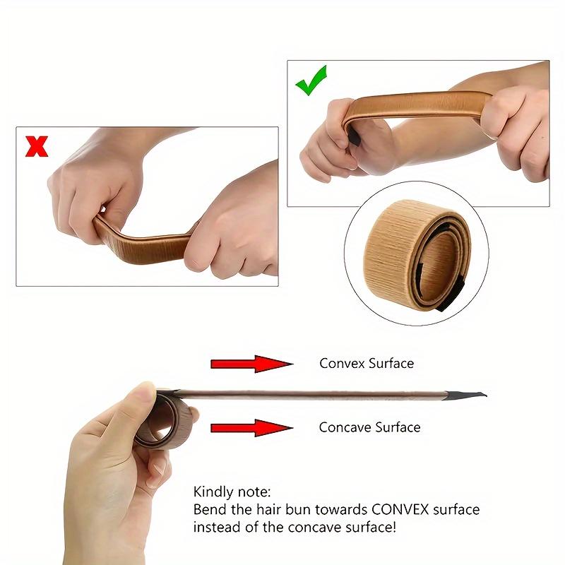 Minimalistischer Magischer Haarknoten-Maker Schnell Einfach Krone Styler für Frauen, Gedrehter Hochsteckfrisur Französische Locken