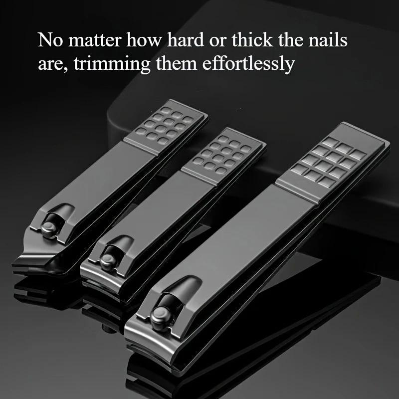 Professional Stainless Steel Nail Clippers - Ergonomic Design, Sharp Blades for Precise Cutting - Ideal for Toenails & Fingernai