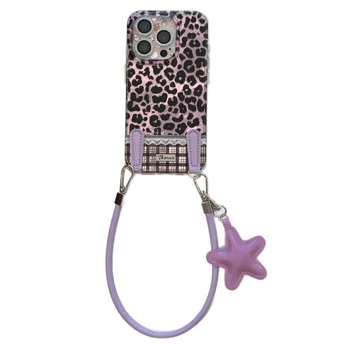 

Creative Purple Leopard Print iPhone 17 Pro Max Protective Case 17 Pro